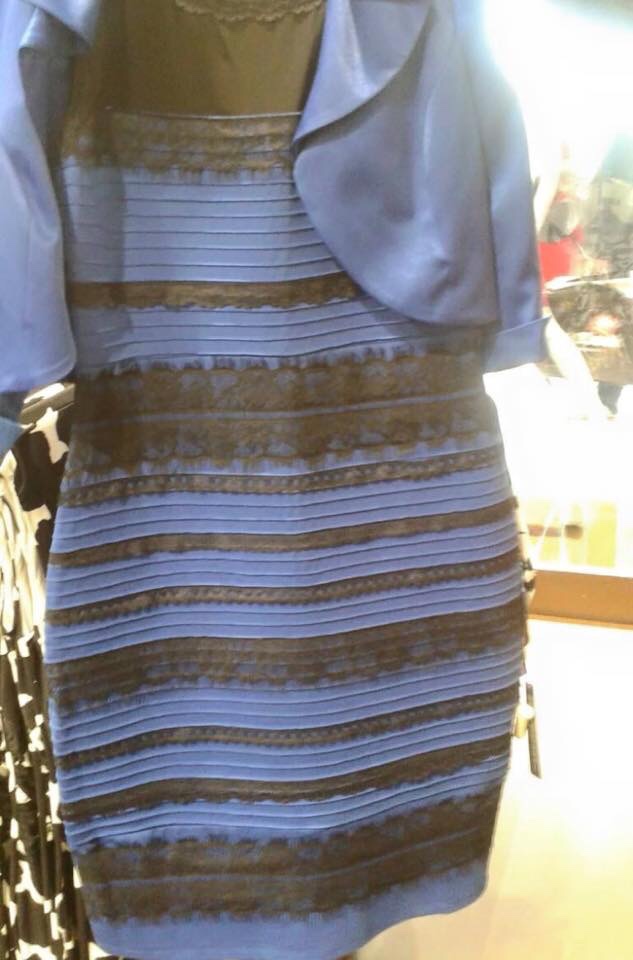 niebiesko-czarna czy biaÅ‚o-zÅ‚ota sukienka